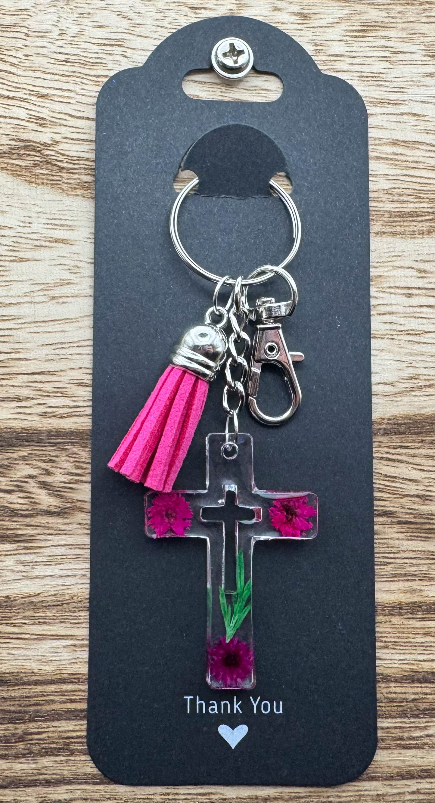 Cross Keychain