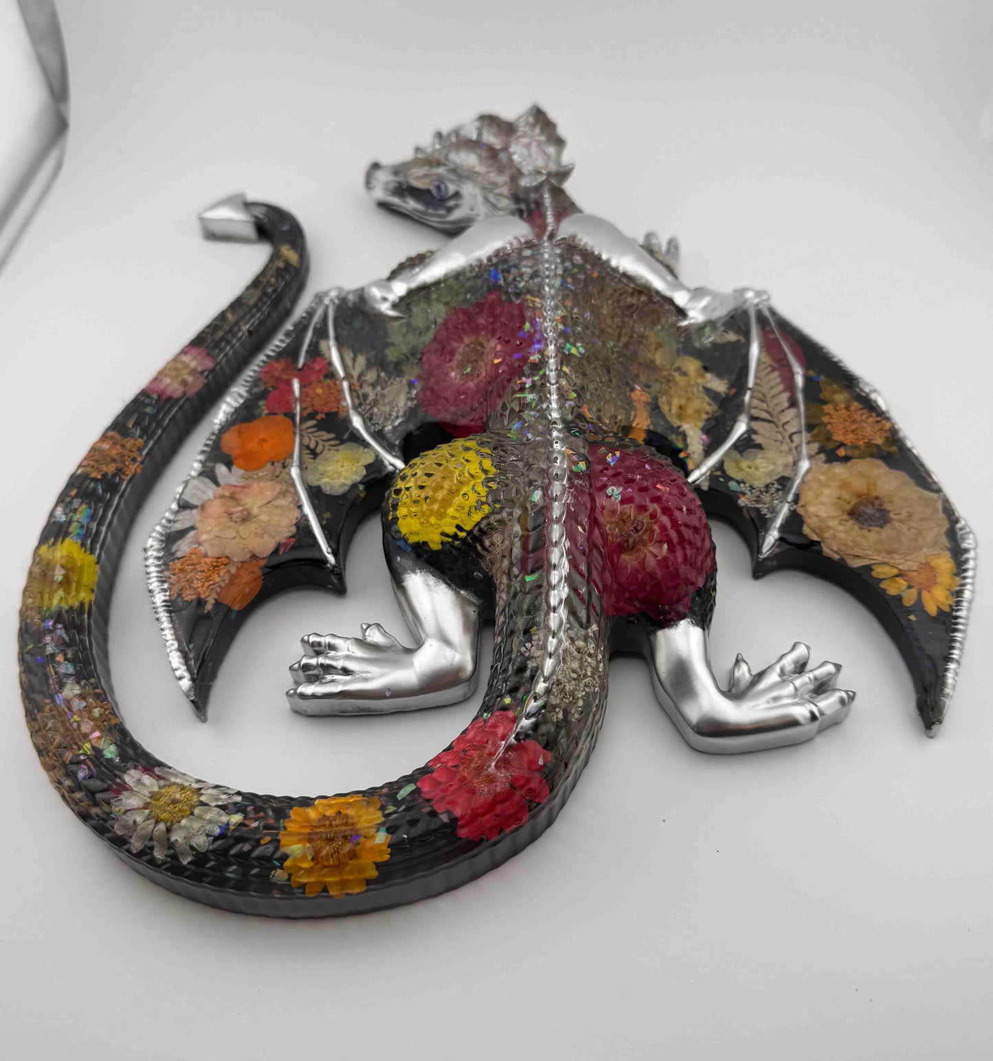 Giant Dragon with Flowers