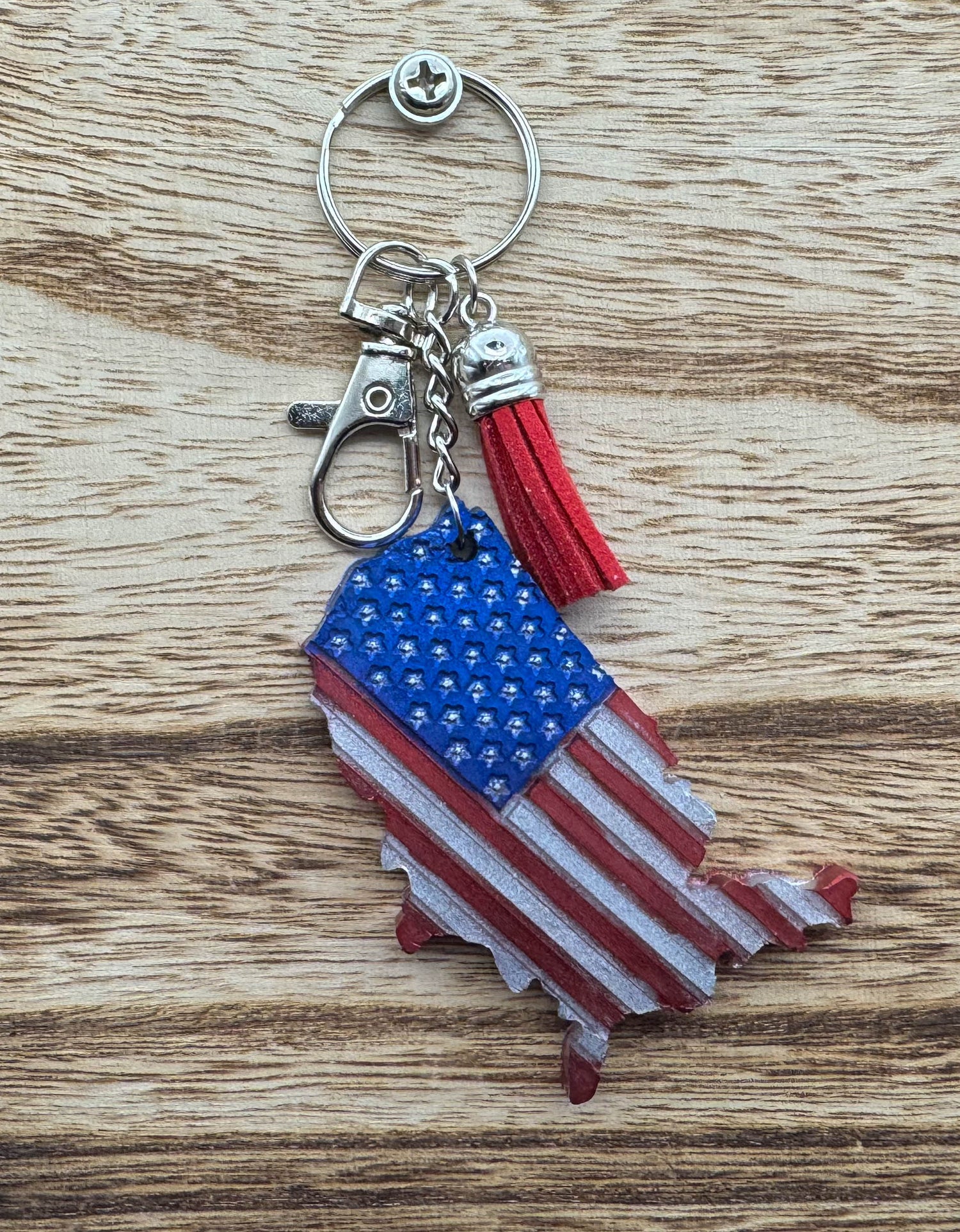 American Flag Keychains