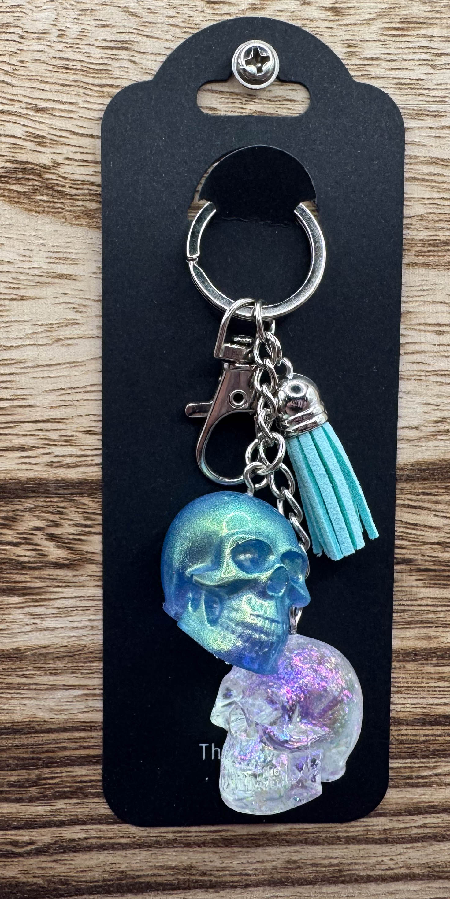 Double Skull Keychains