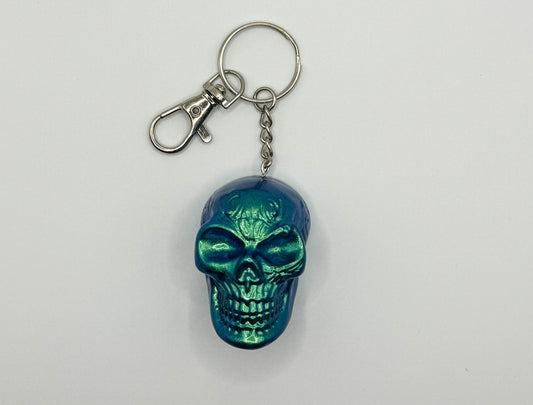 Wicked Skull Keychain