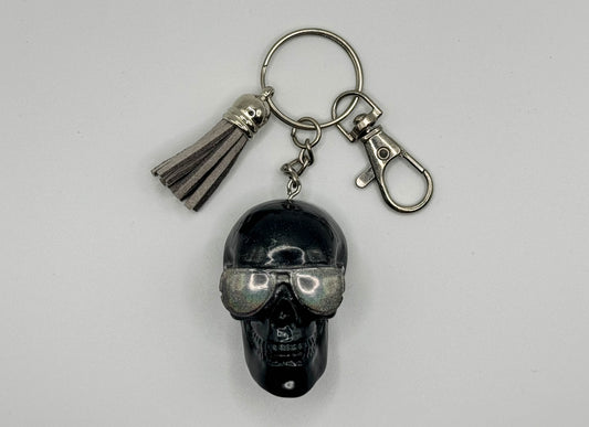 Chill Sunglass Skull Keychain