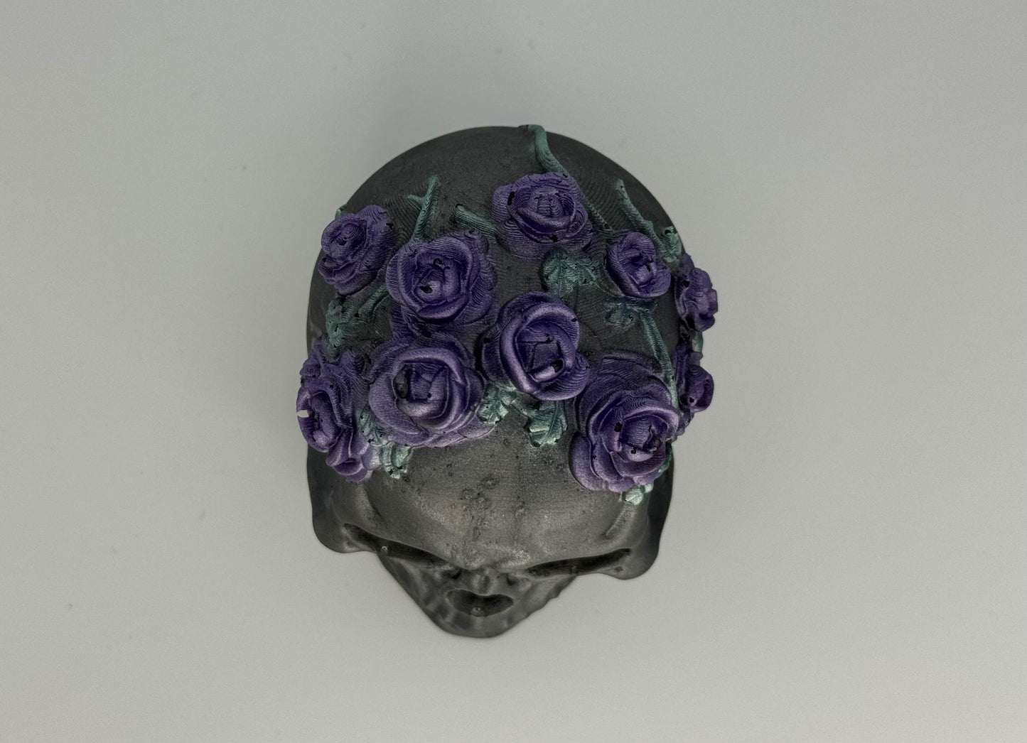 3D Rose Skull