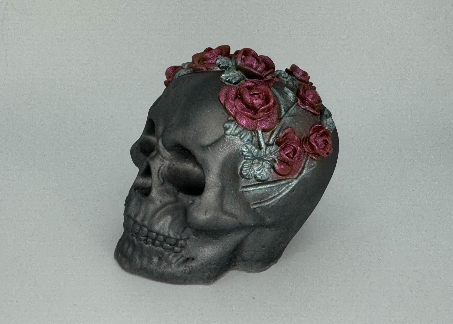 3D Rose Skull