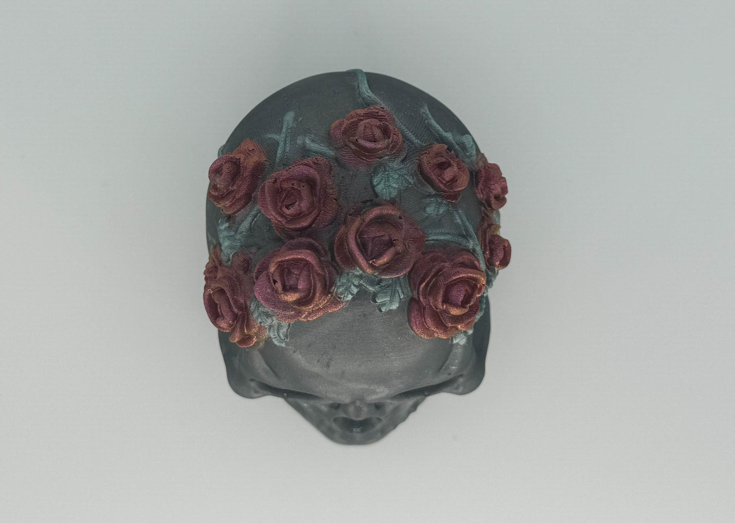 3D Rose Skull