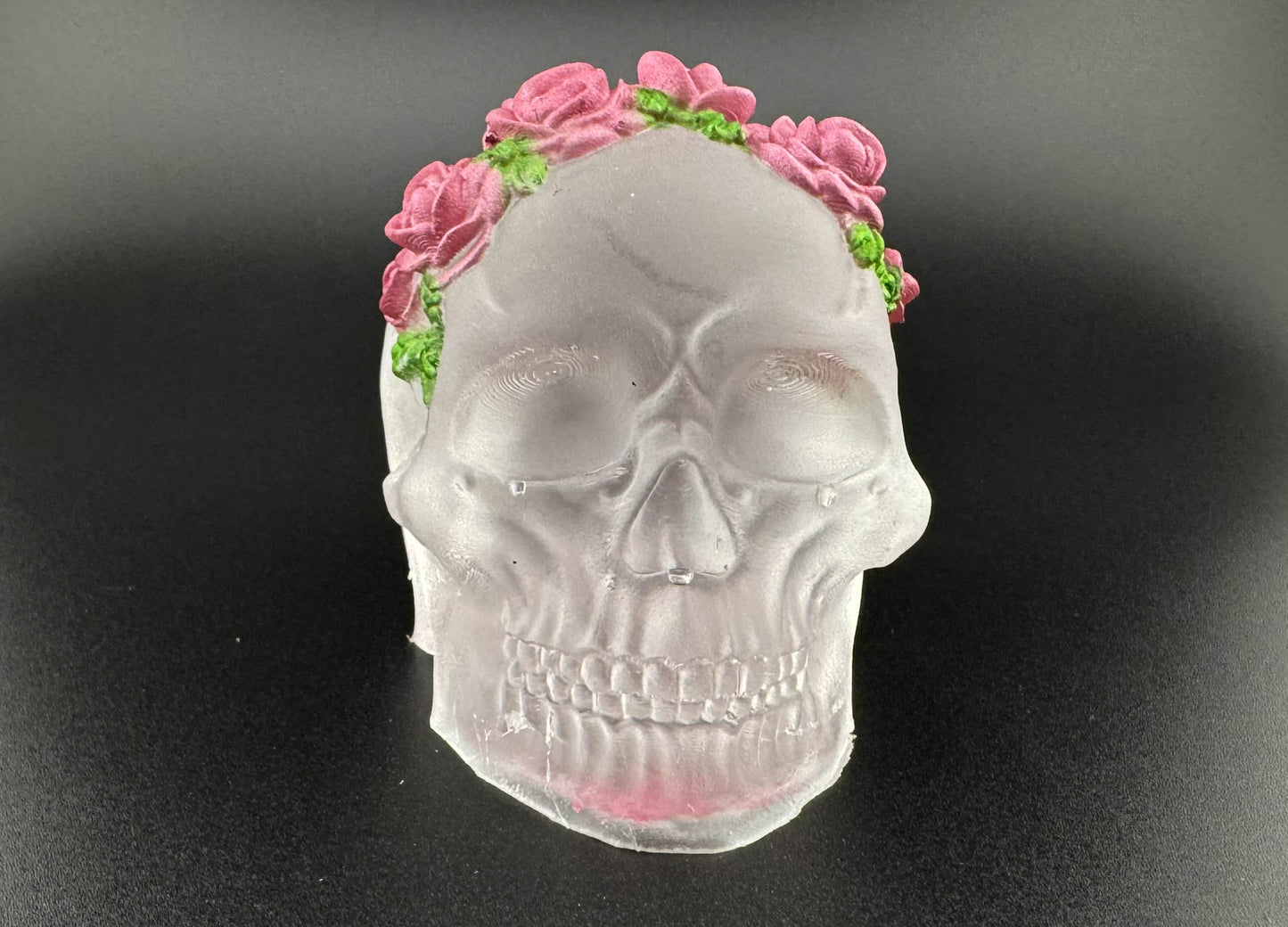 3D Rose Skull