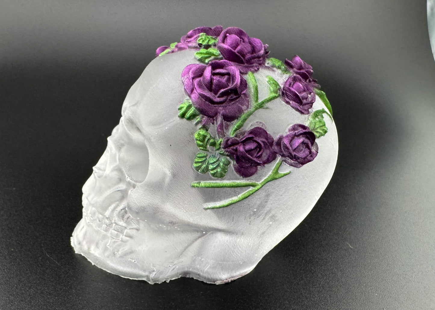 3D Rose Skull
