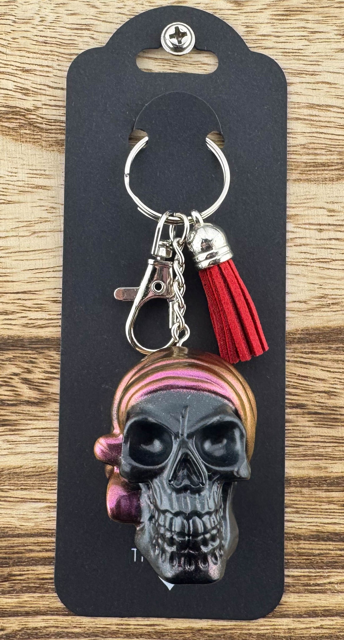 Pirate Skull Keychain