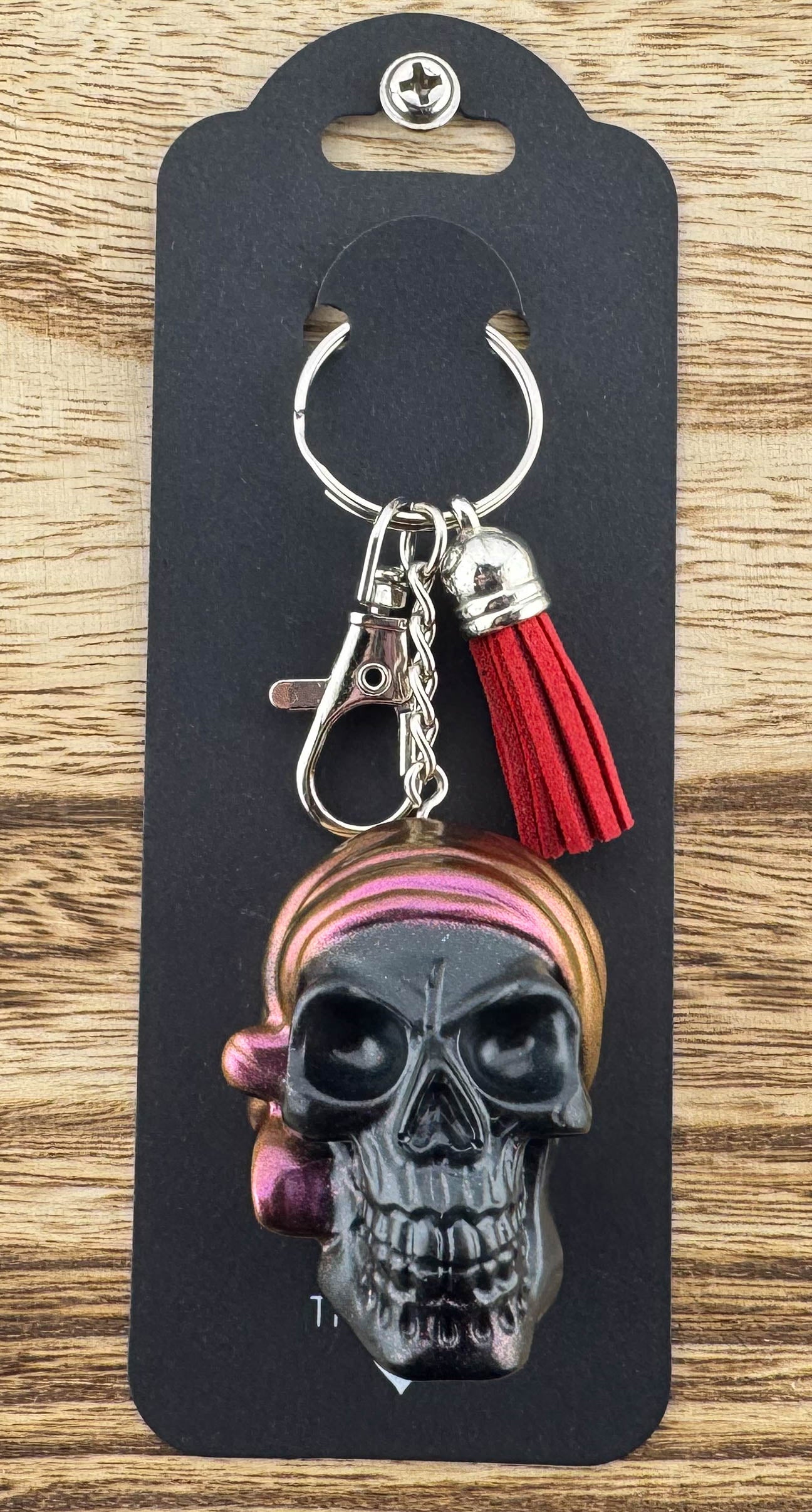 Pirate Skull Keychain