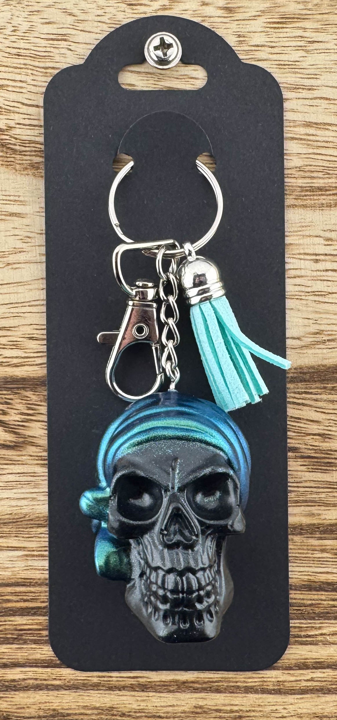 Pirate Skull Keychain