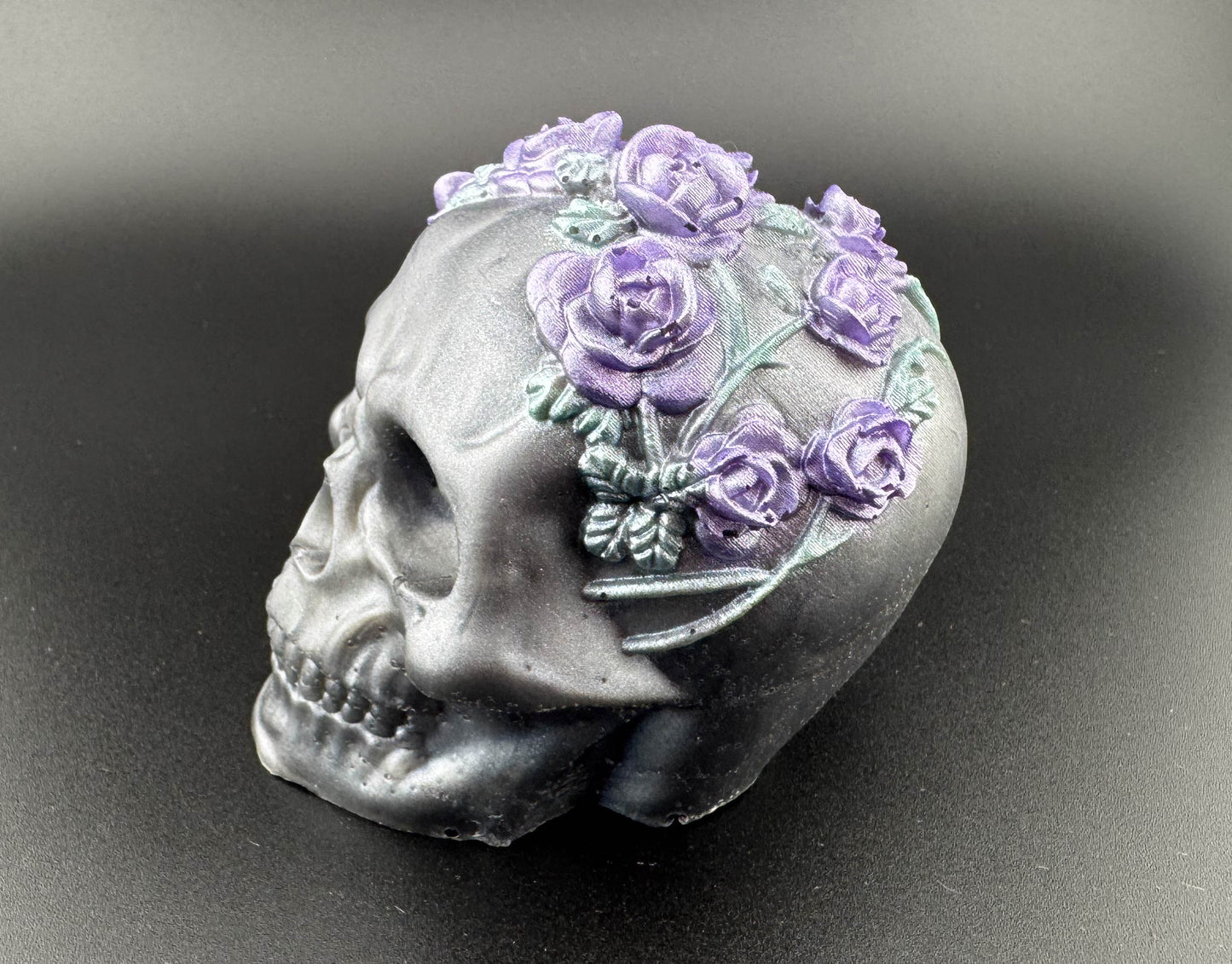 3D Rose Skull