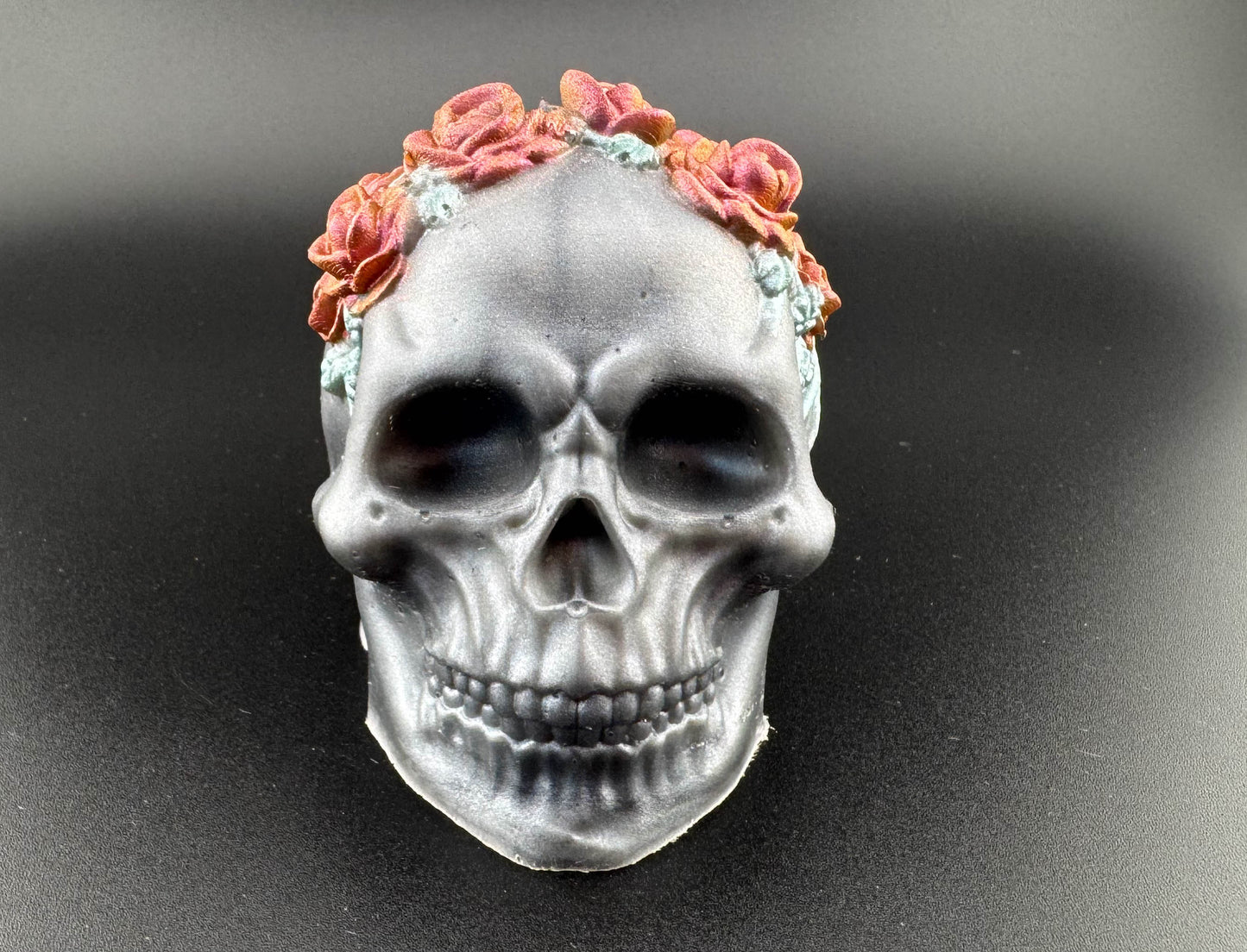 3D Rose Skull