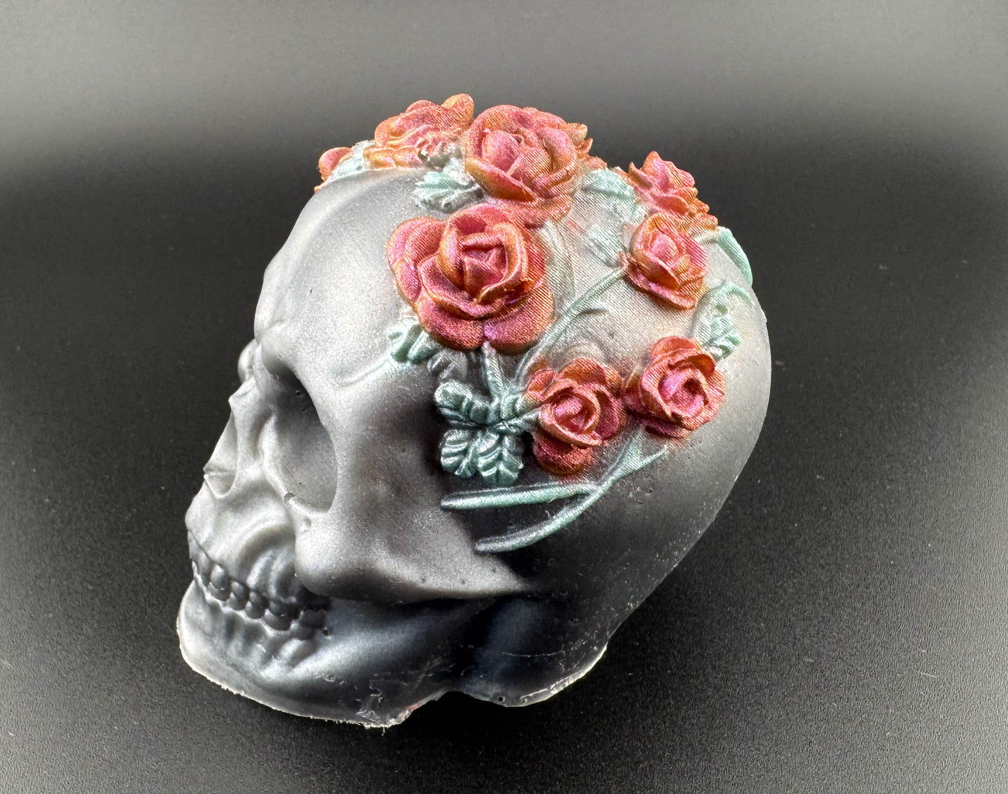 3D Rose Skull